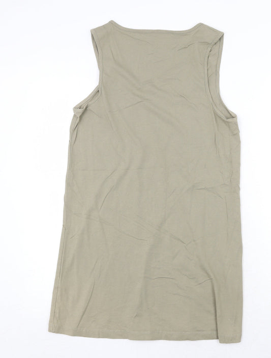 Womens UK Size 12 Marks and Spencer Green Basic Tank