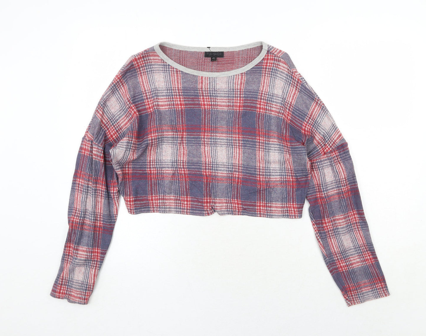 Womens UK Size 10 Topshop Red Pullover Jumper
