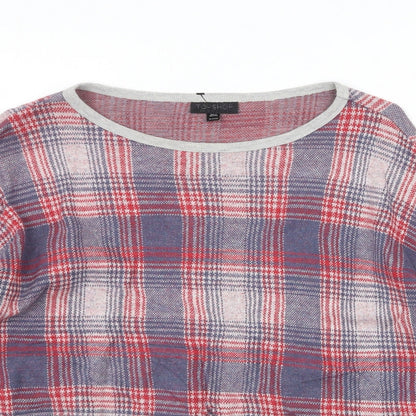 Womens UK Size 10 Topshop Red Pullover Jumper