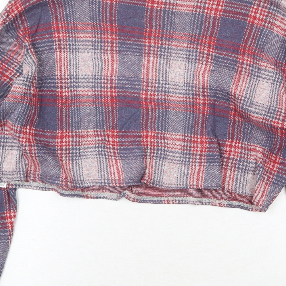 Womens UK Size 10 Topshop Red Pullover Jumper