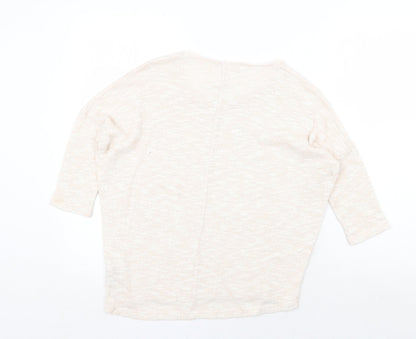 Womens UK Size 8 New Look Beige Pullover Jumper