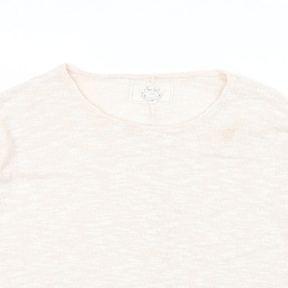 Womens UK Size 8 New Look Beige Pullover Jumper