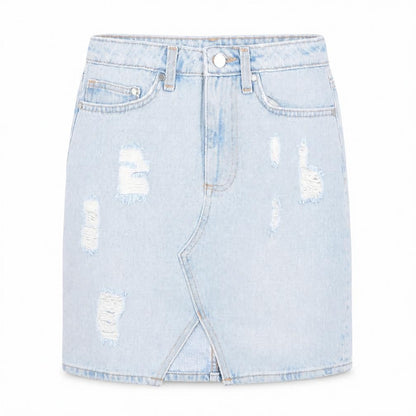 Womens UK Size 6 H&M A-Line Denim Skirt