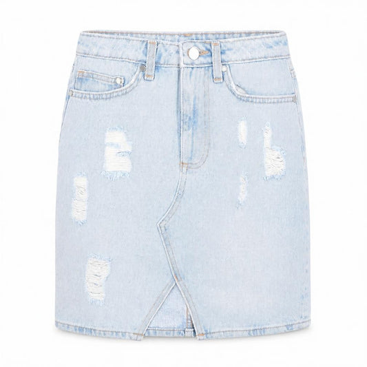 Womens UK Size 6 H&M A-Line Denim Skirt