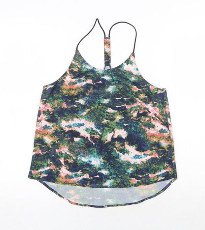 Womens UK Size 6 H&M Multicoloured Basic Tank