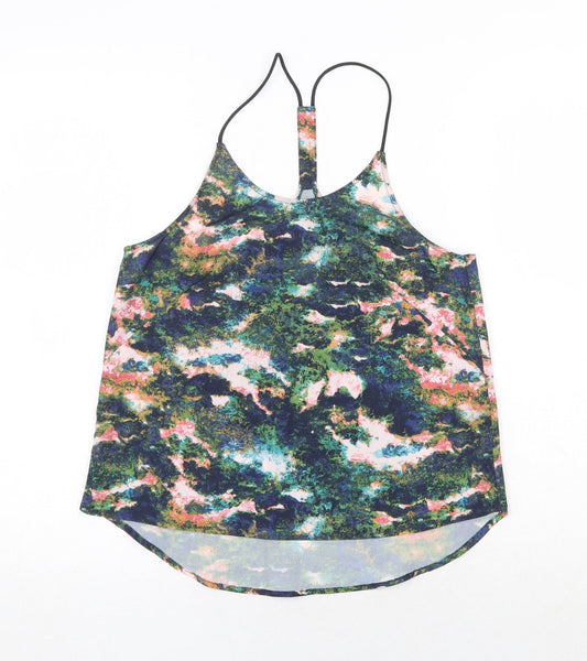 Womens UK Size 6 H&M Multicoloured Basic Tank