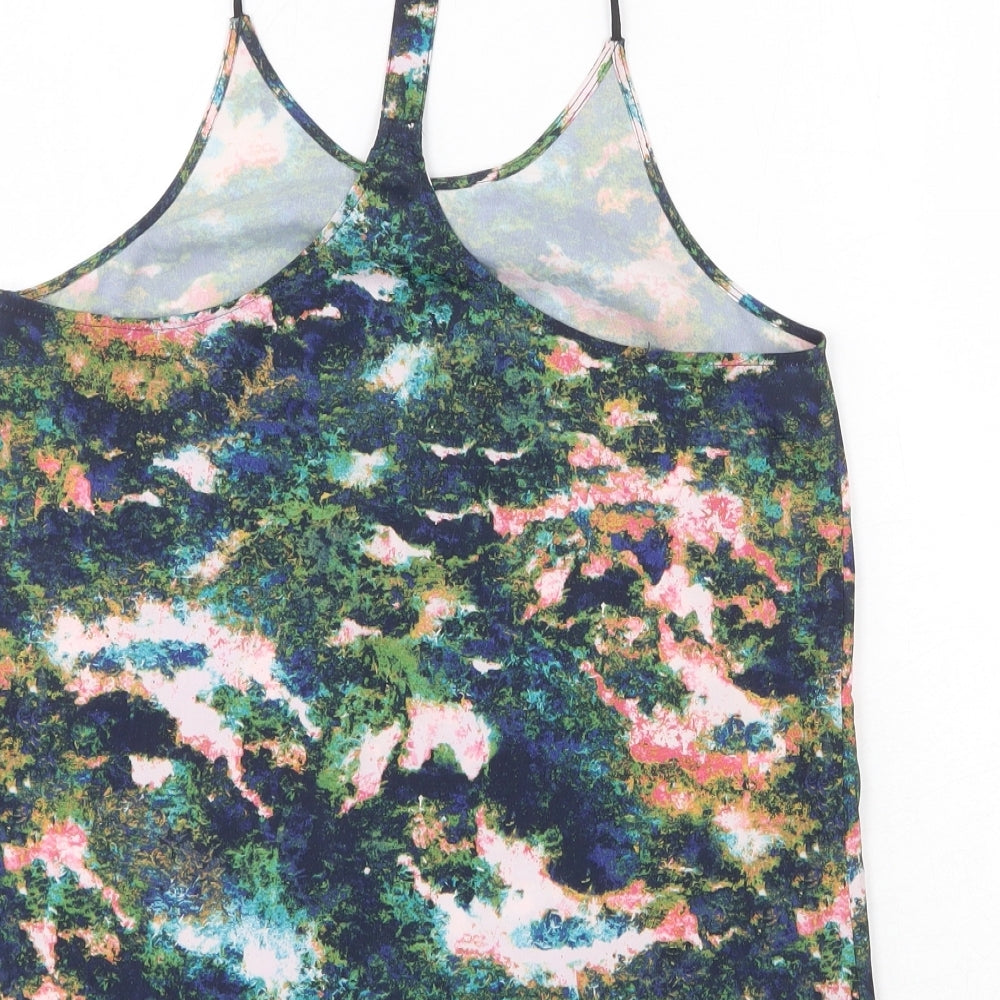 Womens UK Size 6 H&M Multicoloured Basic Tank