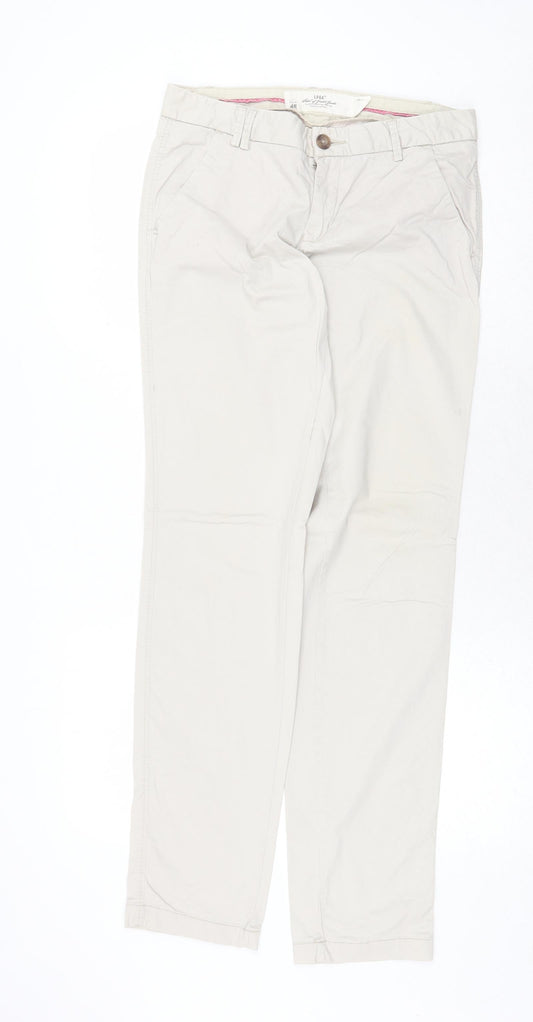 Womens UK Size 8 H&M Regular Fit  Grey Trousers