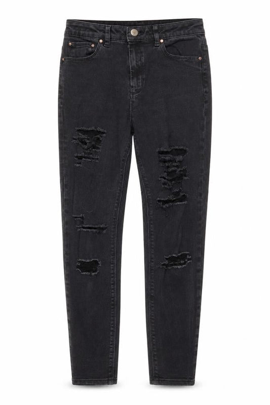 Womens UK Size 28 in ASOS Regular Fit Skinny Grey Jeans