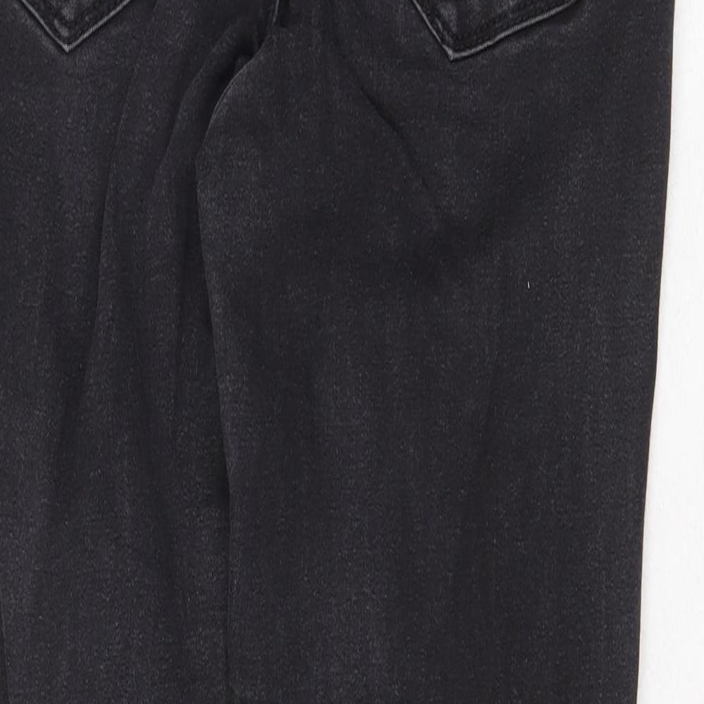 ASOS Womens Grey Cotton Skinny Jeans Size 28 in Regular Zip