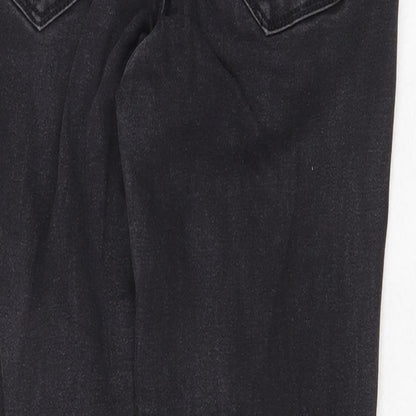 ASOS Womens Grey Cotton Skinny Jeans Size 28 in Regular Zip