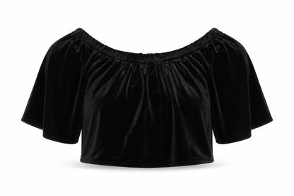 Womens UK Size 6 Missguided Black Cropped Tank