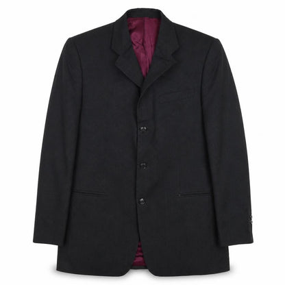 Giorgio Mens Grey Wool Jacket Suit Jacket Size 40 Regular