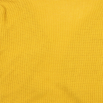 Womens UK Size S Boohoo Yellow Cardigan Jumper