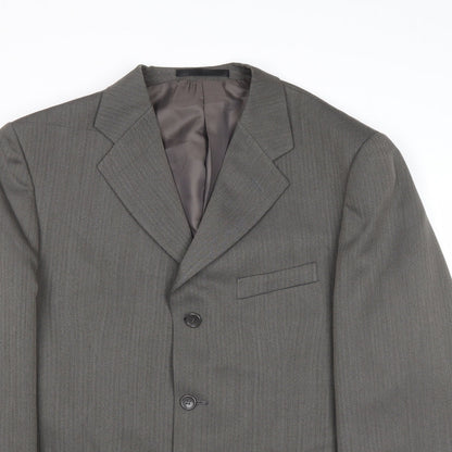 Mens UK Size 40 Zantos Regular Grey Suit Jacket
