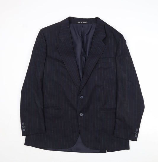 Mens UK Size 42 Chatsworth Regular Blue Suit Jacket