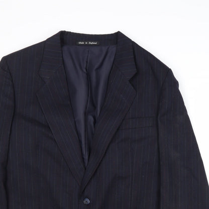 Mens UK Size 42 Chatsworth Regular Blue Suit Jacket
