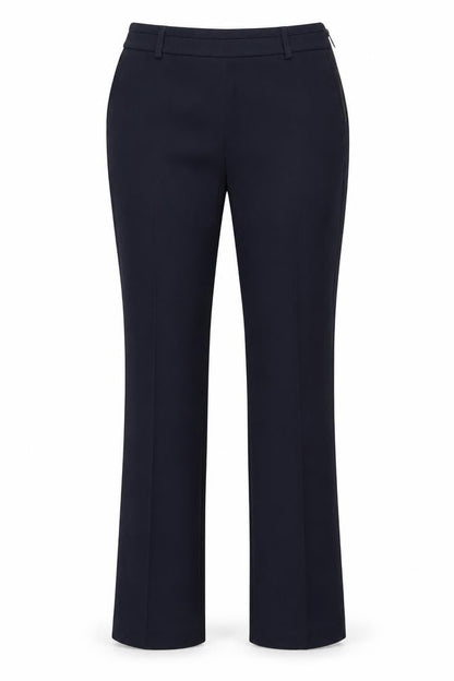 NEXY Womens Blue Polyester Dress Pants Trousers Size 8 Regular Zip