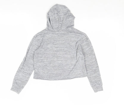 Very Girls Grey Polyester Pullover Hoodie Size 7 Years Pullover - Get It Girl