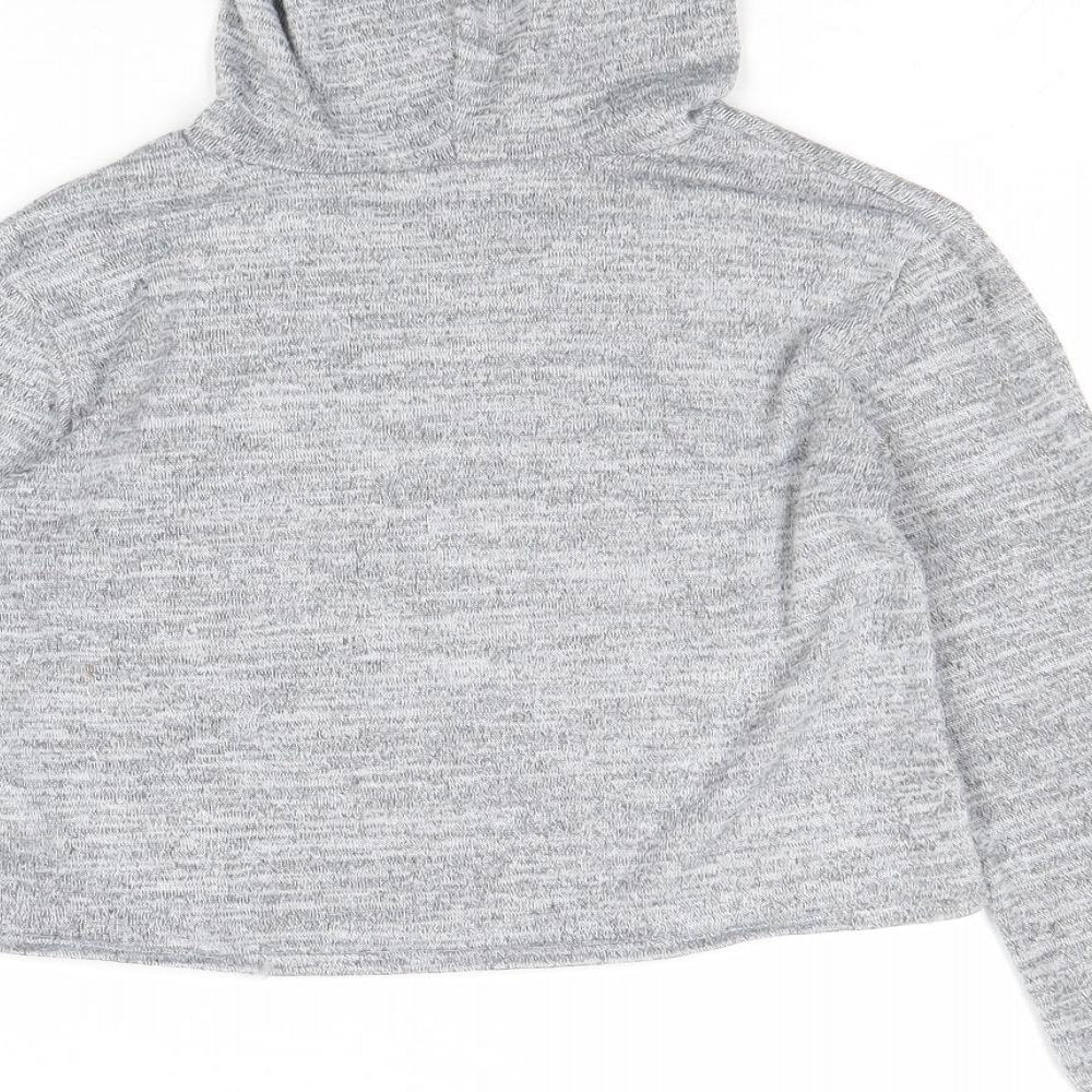 Very Girls Grey Polyester Pullover Hoodie Size 7 Years Pullover - Get It Girl