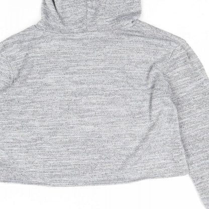 Very Girls Grey Polyester Pullover Hoodie Size 7 Years Pullover - Get It Girl