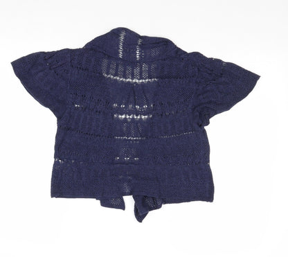 Womens UK Size 12 Marks and Spencer Blue Cardigan Jumper