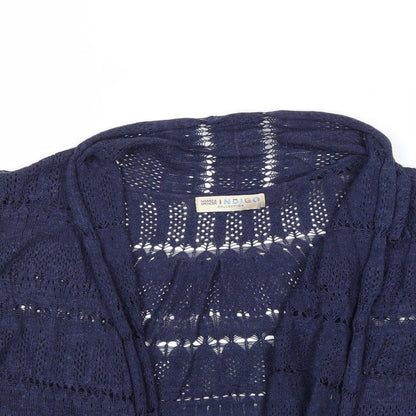 Womens UK Size 12 Marks and Spencer Blue Cardigan Jumper
