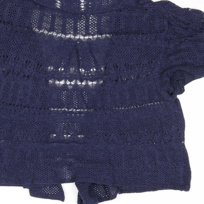 Womens UK Size 12 Marks and Spencer Blue Cardigan Jumper