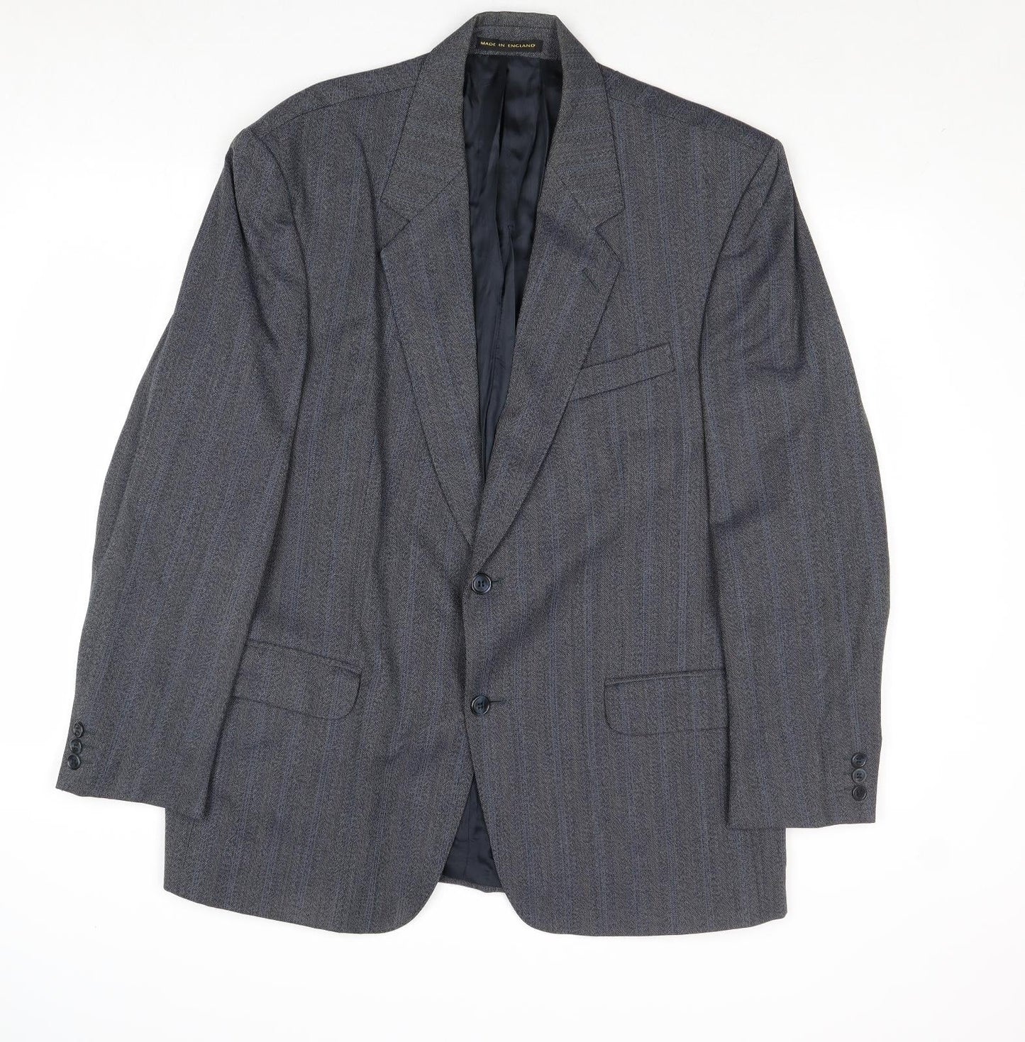 Mens UK Size 42 James Barry Regular Blue Suit Jacket