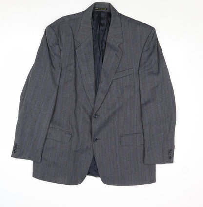 Mens UK Size 42 James Barry Regular Blue Suit Jacket