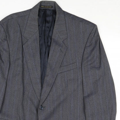 Mens UK Size 42 James Barry Regular Blue Suit Jacket