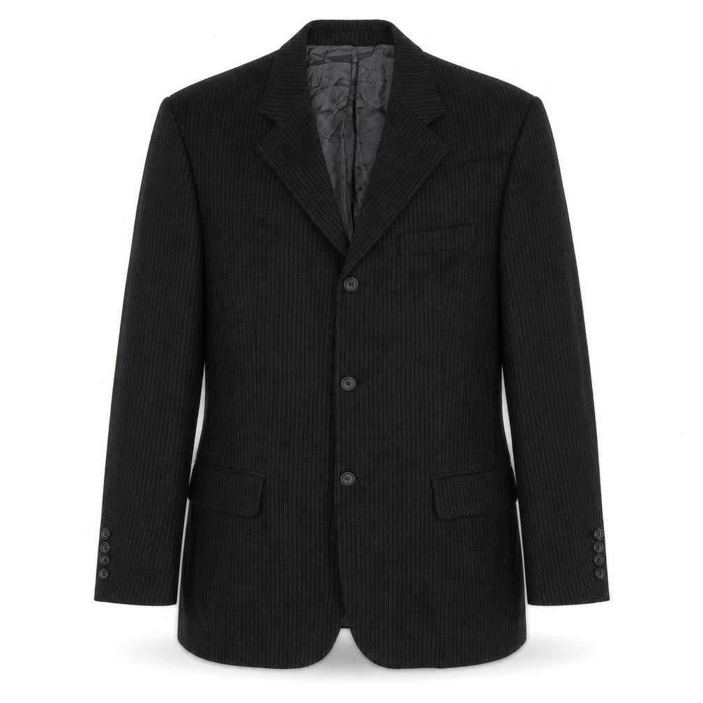 Mens UK Size 40 River Island Regular Black Suit Jacket