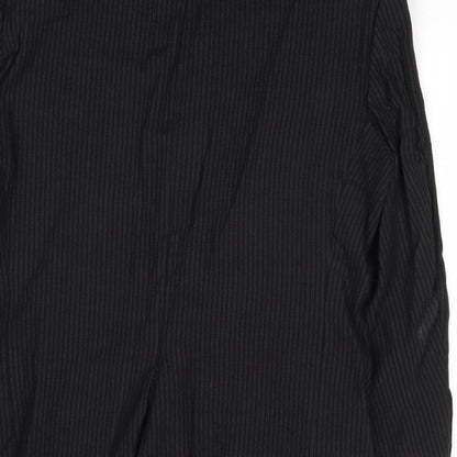 Mens UK Size 40 River Island Regular Black Suit Jacket