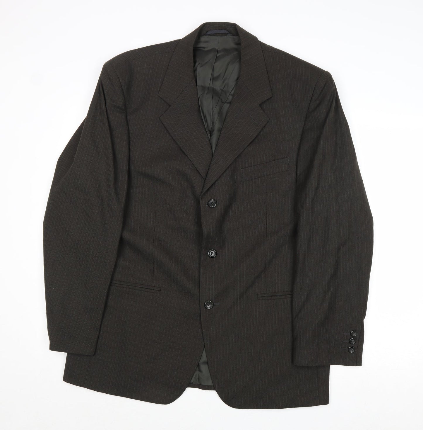 Mens UK Size 42 Debenhams Regular Brown Suit Jacket
