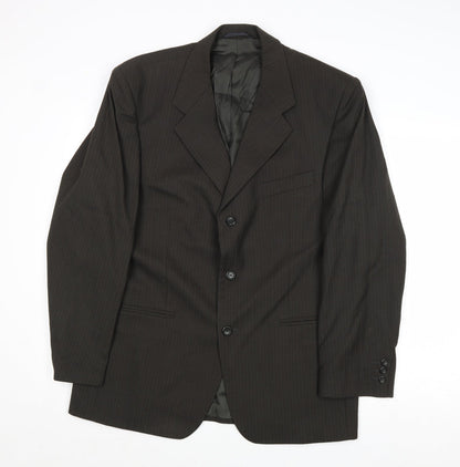 Mens UK Size 42 Debenhams Regular Brown Suit Jacket