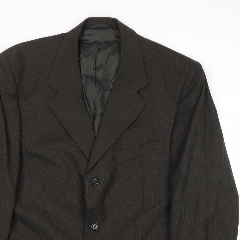 Mens UK Size 42 Debenhams Regular Brown Suit Jacket