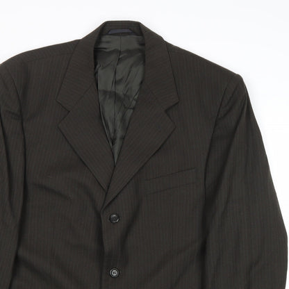 Mens UK Size 42 Debenhams Regular Brown Suit Jacket