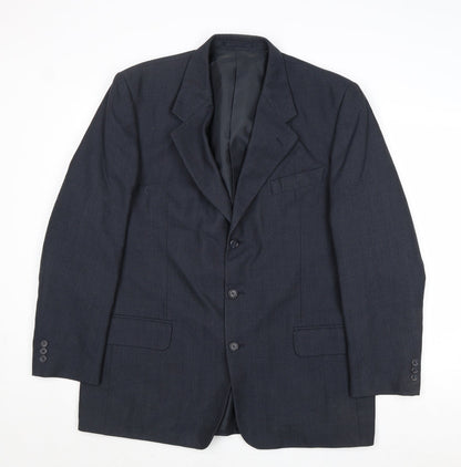 Mens UK Size 42 Burton Regular Blue Suit Jacket