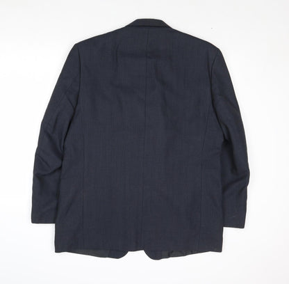 Mens UK Size 42 Burton Regular Blue Suit Jacket