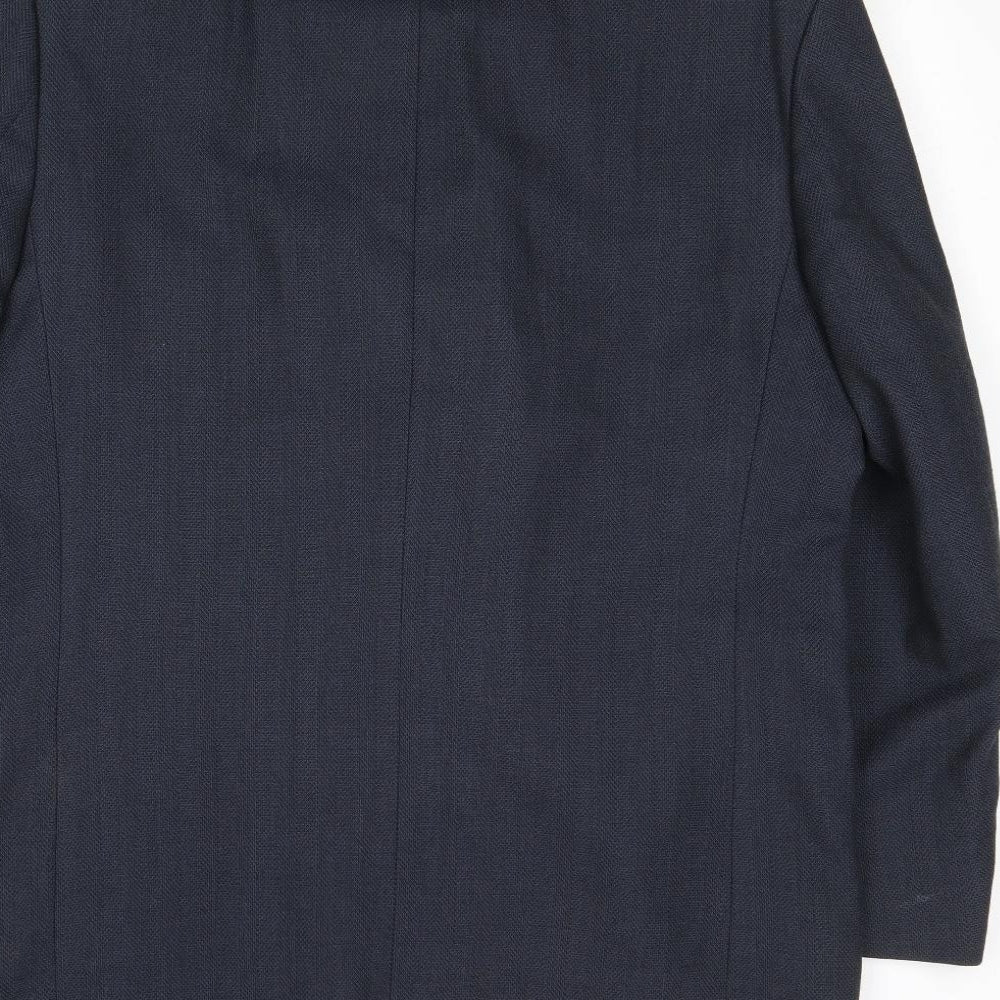 Mens UK Size 42 Burton Regular Blue Suit Jacket