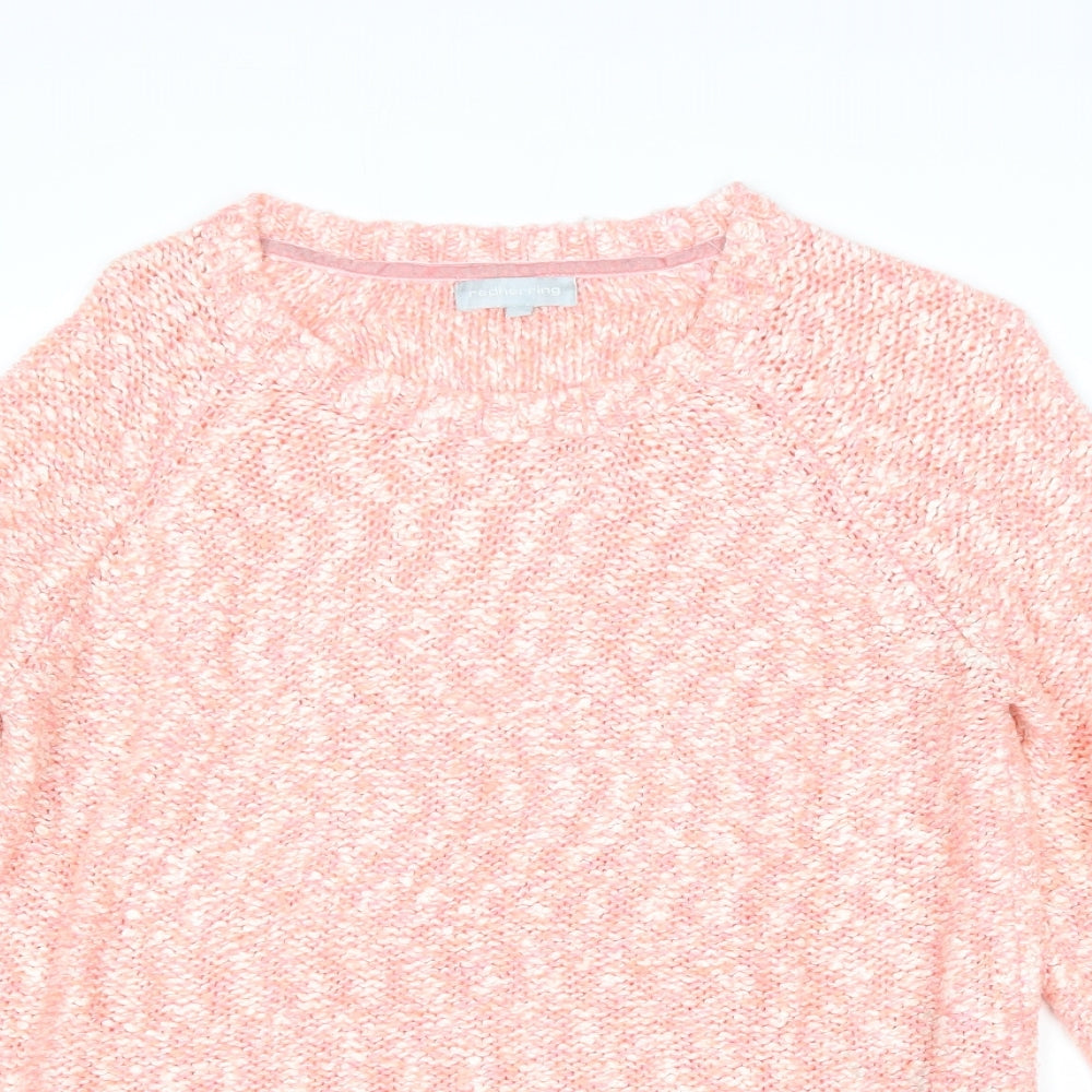 Womens UK Size 16 Red Herring Pink Pullover Jumper