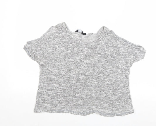 Womens UK Size 8 New Look Grey Pullover Jumper