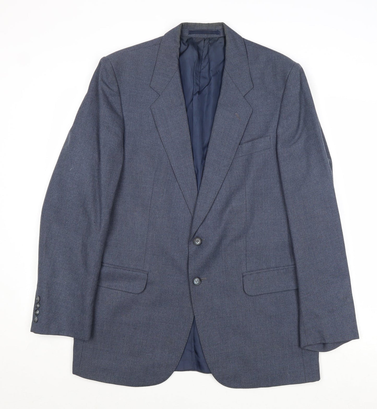 Mens UK Size 40 St Michael Regular Blue Suit Jacket