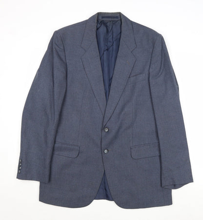 Mens UK Size 40 St Michael Regular Blue Suit Jacket