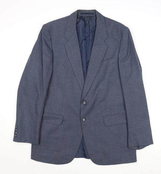 Mens UK Size 40 St Michael Regular Blue Suit Jacket