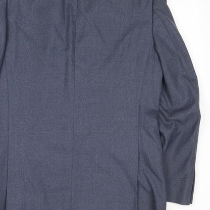 Mens UK Size 40 St Michael Regular Blue Suit Jacket