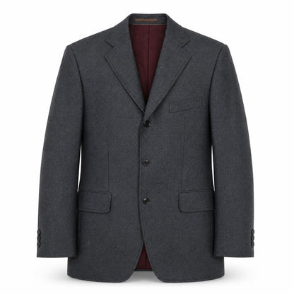 Hornes Mens Grey Wool Jacket Suit Jacket Size 40 Regular
