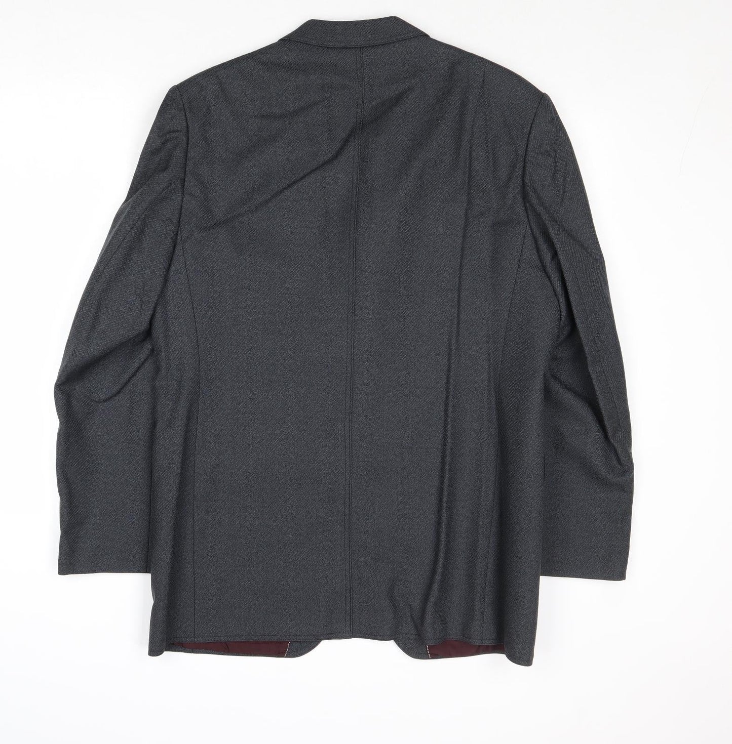 Hornes Mens Grey Wool Jacket Suit Jacket Size 40 Regular