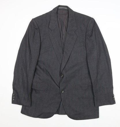 Mens UK Size 38 The Label Regular Grey Suit Jacket