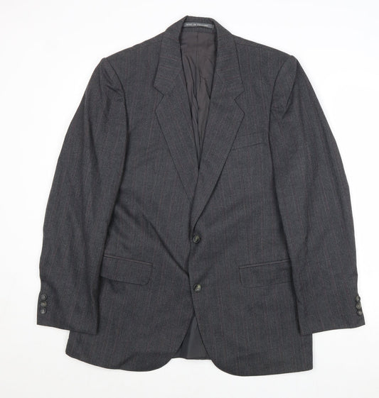 Mens UK Size 38 The Label Regular Grey Suit Jacket